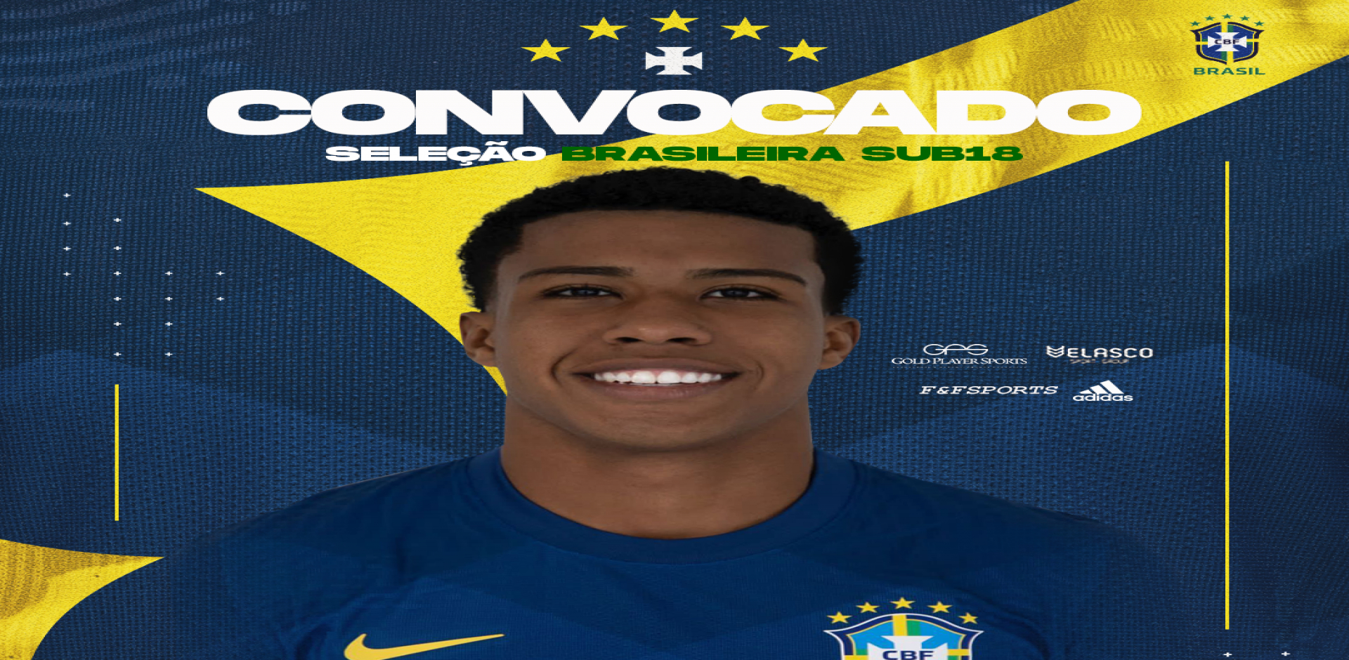 Seleção Brasileira Sub-18 convocada para Revelations Cup 2021.